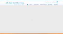 Desktop Screenshot of delhidentalcosmetics.com